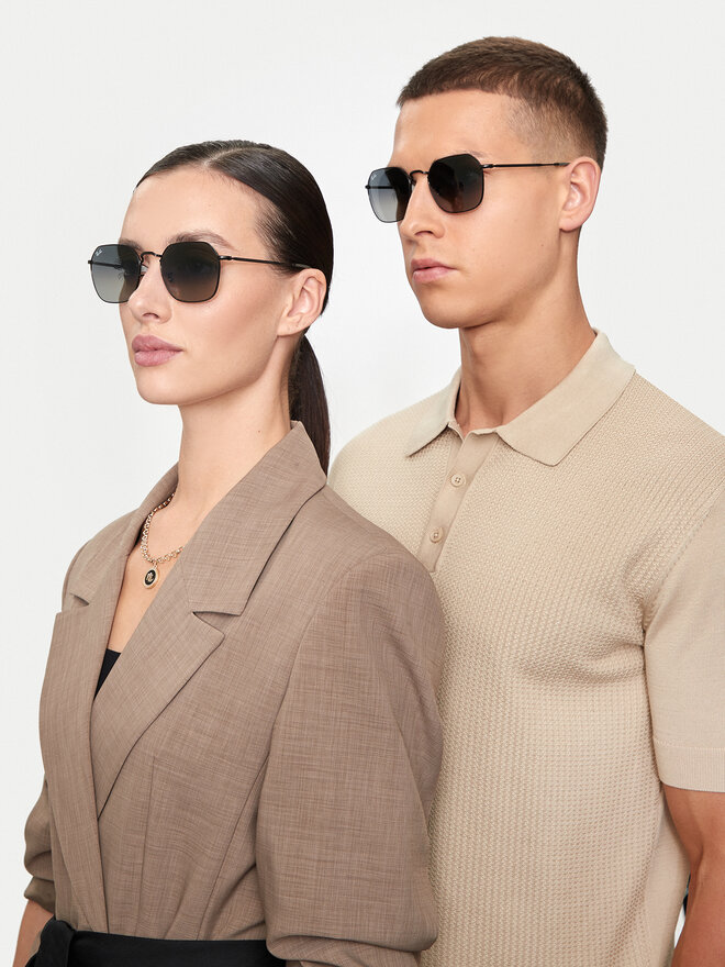 Ray-Ban Сонцезахисні окуляри Ray-Ban Jim 0RB3694 002/71 Чорний