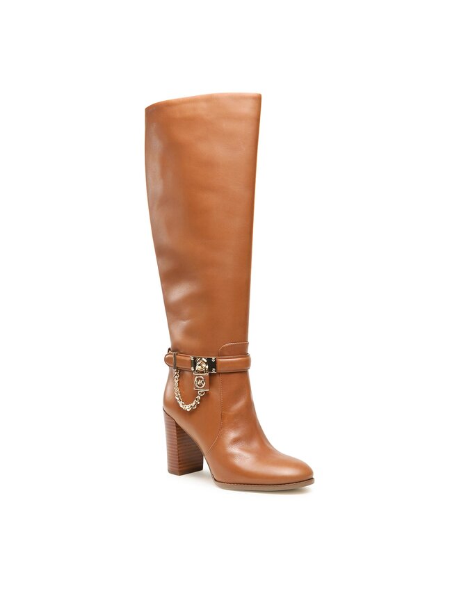 Bottes MICHAEL Michael Kors Hamilton Heeled Boot 40F3HAHB5L Marron chaussures