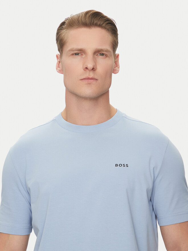 BOSS BOSS T-Shirt 50506373 Himmelblau Regular Fit