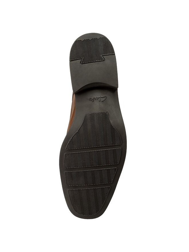 Clarks Półbuty Clarks Tilden Cap 261300967 Brązowy