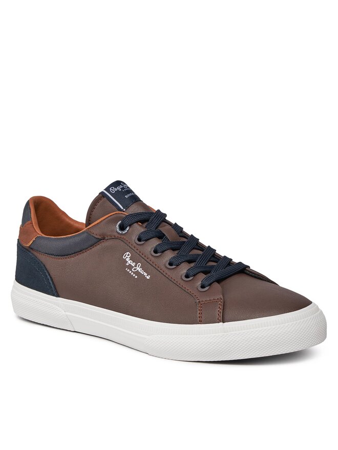 Pepe Jeans Sneakersy Pepe Jeans PMS30839 Brązowy