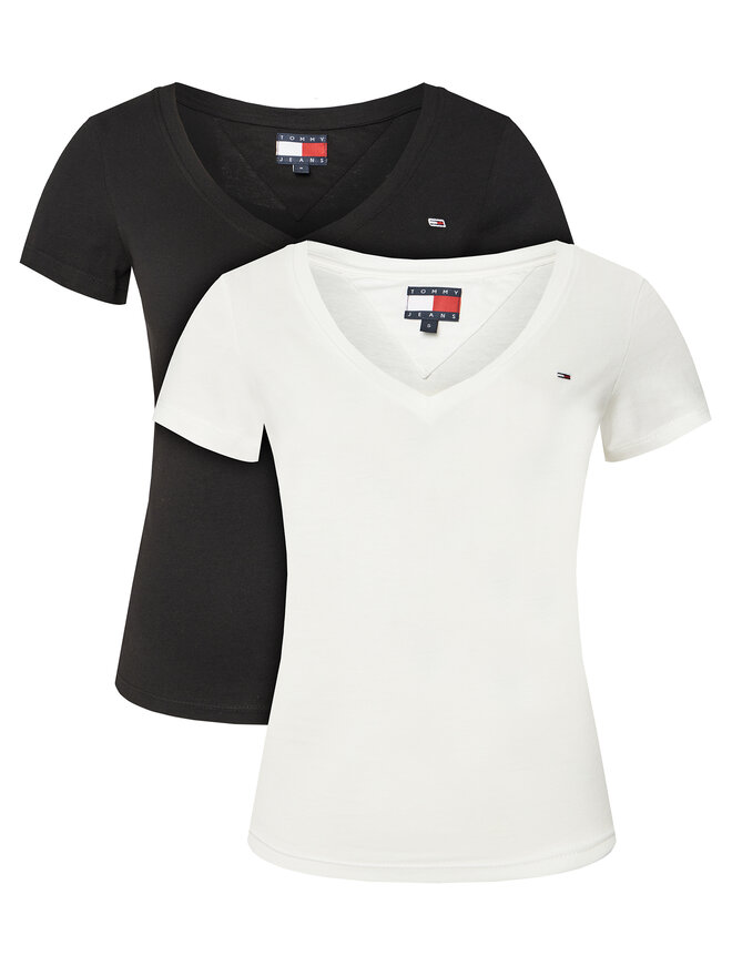 Tommy Jeans Tommy Jeans Set 2 majice DW0DW21367 Šarena Slim Fit