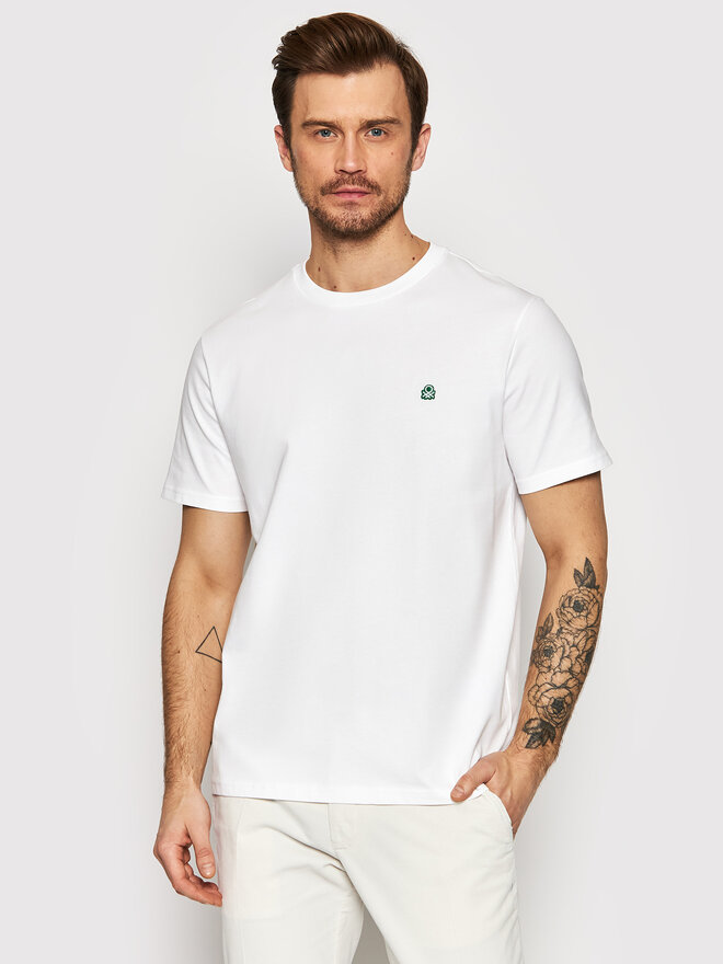 United Colors Of Benetton United Colors Of Benetton T-Shirt 3MI5J1AF7 Λευκό Regular FIt