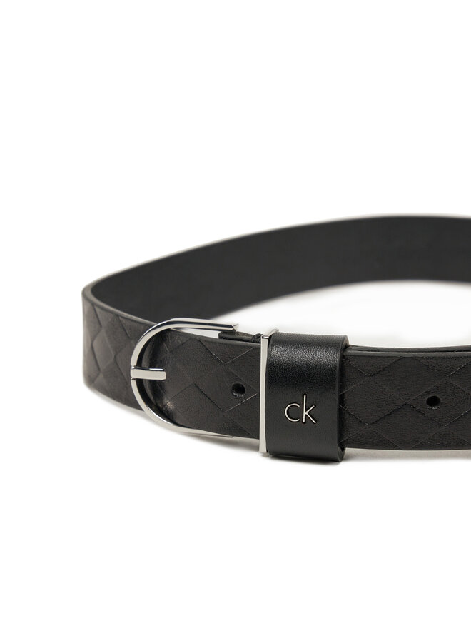 Calvin Klein Női öv Calvin Klein Ck Metal Round Buckle 2.5_Braid K60K613152 Fekete