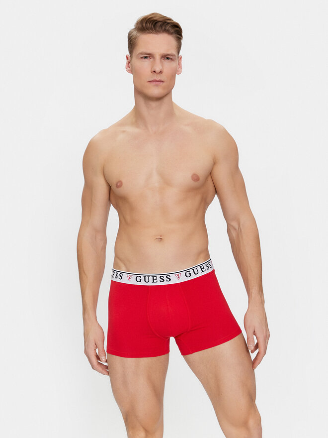Guess Guess Набір з 3 пар боксерів U97G01 KCD31 Червоний