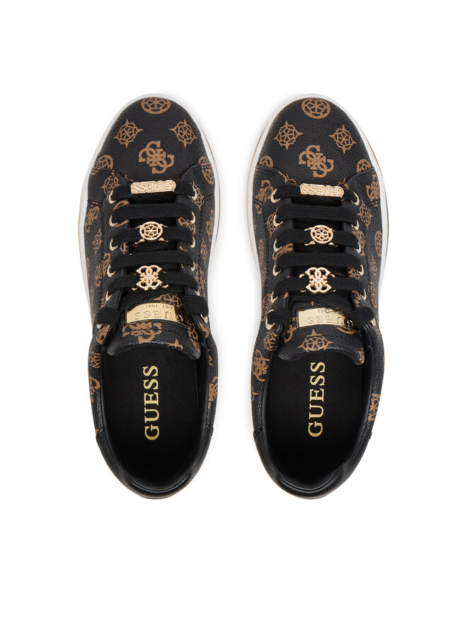 Guess Sneakersy Guess FLPSTA FAL12 Brązowy