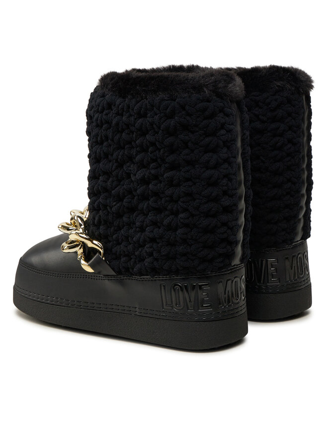LOVE MOSCHINO Schneeschuhe LOVE MOSCHINO JA24322G0LISI000 Schwarz