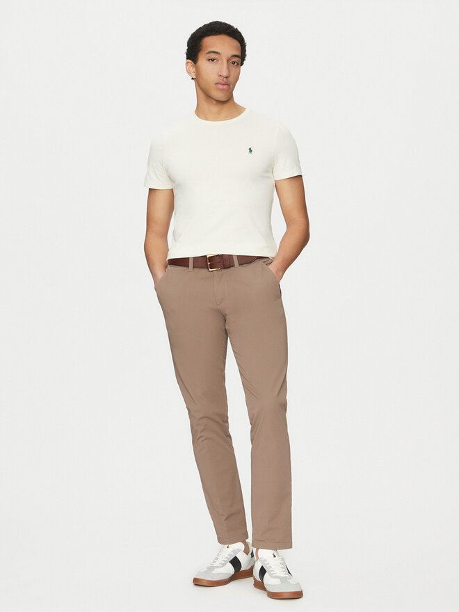 Polo Ralph Lauren Polo Ralph Lauren Футболка 710671438421 Écru Slim Fit