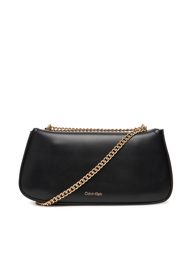 Calvin Klein Ročna torba Calvin Klein Ck Convertible Chain Small Bag LV04F3172G Črna