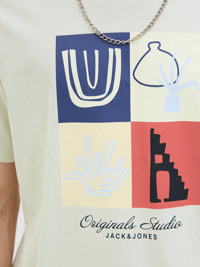 Jack&Jones Jack&Jones T-Shirt Canggu 12277220 Πράσινο Regular Fit