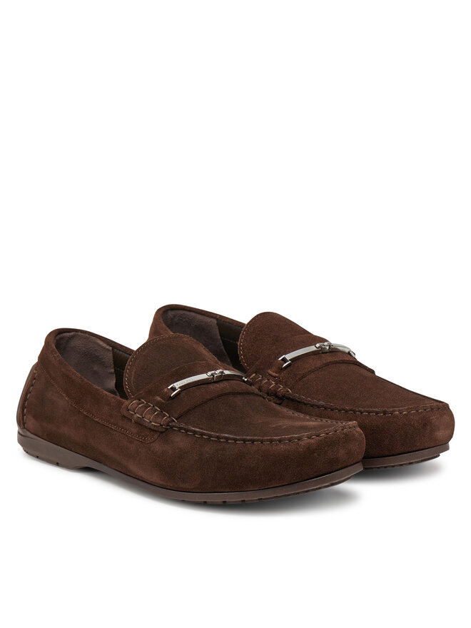 Calvin Klein Мокасини Calvin Klein Driver W/ Ny Bit Sue HM0HM01759 Коричневий