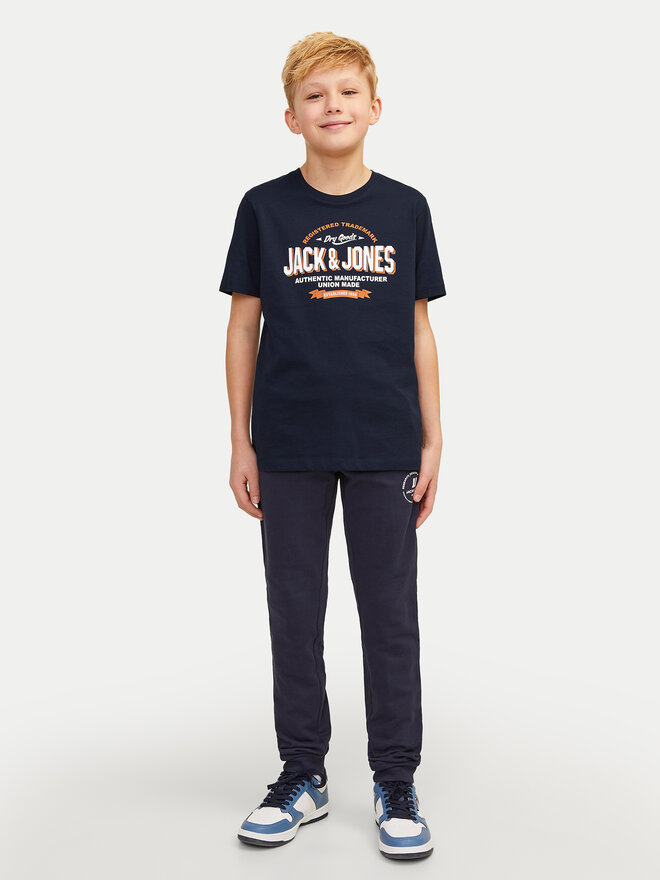Jack&Jones Junior Jack&Jones Junior Póló Logo 12258877 Sötétkék Regular Fit