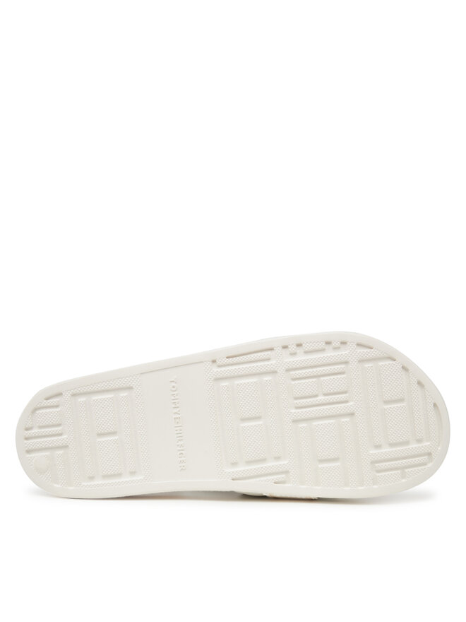 Tommy Hilfiger Шльопанці Tommy Hilfiger Hilfiger Poolside With Webbing FW0FW08529 Білий