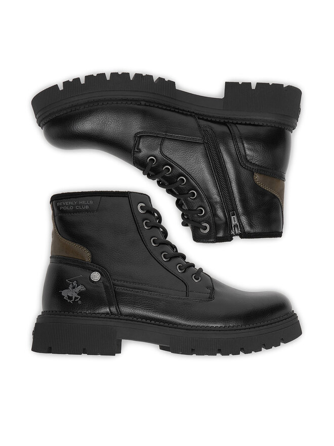 Beverly Hills Polo Club Botines planos Beverly Hills Polo Club CEO-V5-10703 Negro