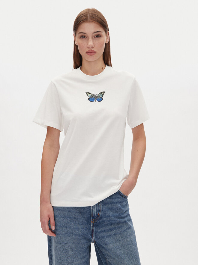 HUGO HUGO T-Shirt Vintage Tee 50537239 Weiß Relaxed Fit