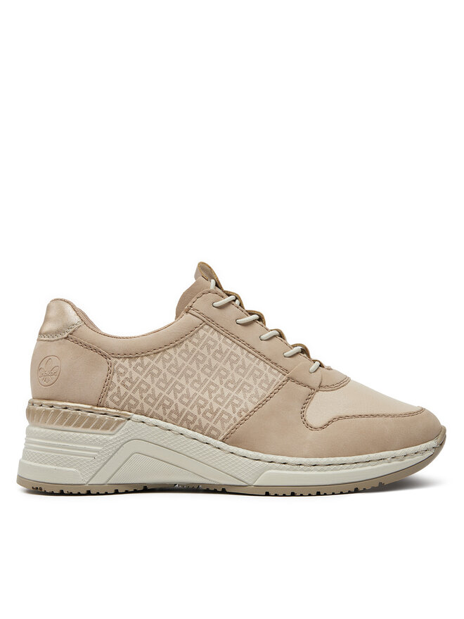 Rieker Sneakersy Rieker N4368-62 Beżowy