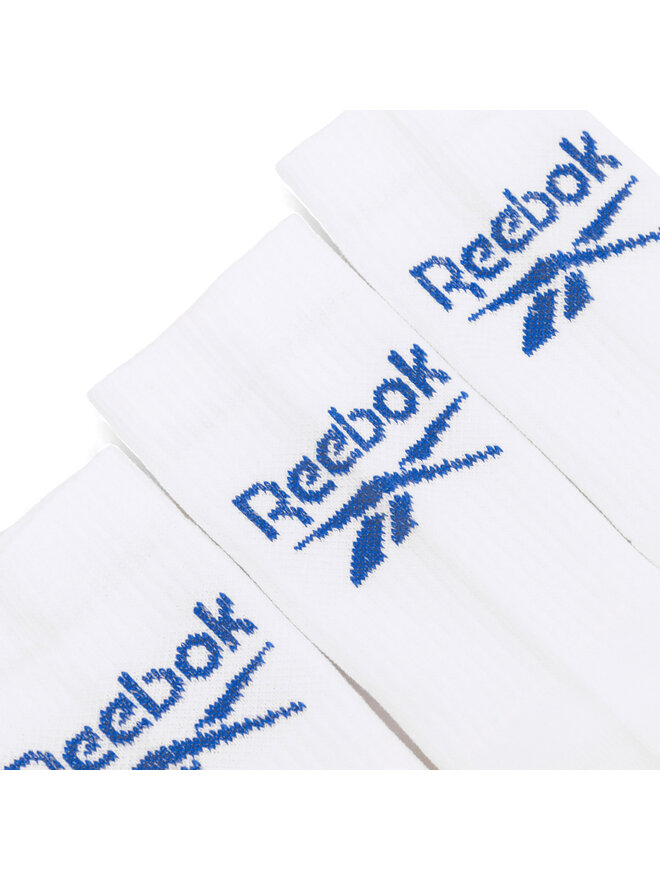 Reebok Zestaw 3 par wysokich skarpet unisex Reebok R0258-SS24 (3-pack) Biały