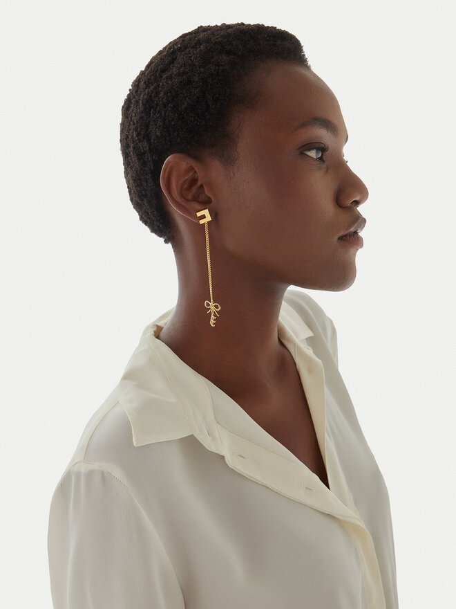 Elisabetta Franchi Pendientes Elisabetta Franchi OR-49A-52E2-V160 Oro