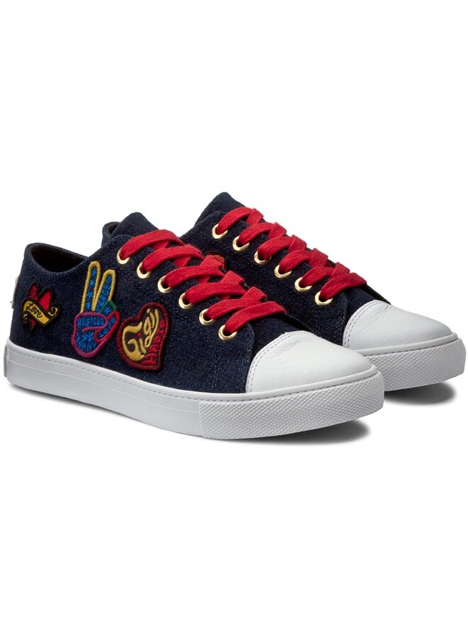 Tennis Tommy Hilfiger Low Lace Sneaker Gigi Hadid 1C FW0FW01133 Midnight 403 chaussures