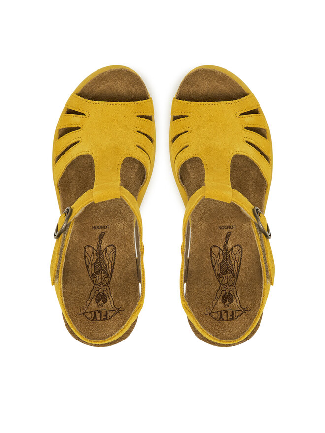 Fly London Босоніжки Fly London Gaitfly P144959008 Жовтий