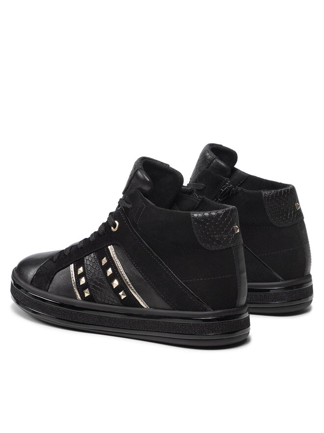 Geox Sneakersy Geox D Leelu' B D16FFB 08522 C9999 Čierna