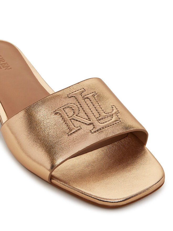 LAUREN RALPH LAUREN Natikače LAUREN RALPH LAUREN Everley 802970531001 Zlatna