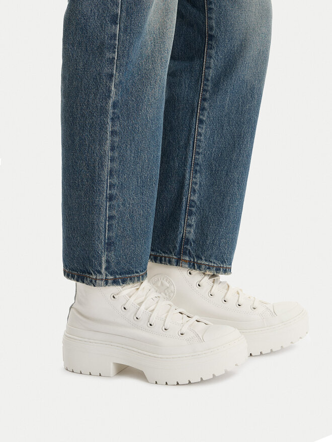 Converse Trzewiki Converse Chuck Taylor All Star Lugged Heel Leather Platform A10370C Biały