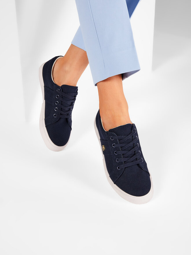 LAUREN RALPH LAUREN Πάνινα παπούτσια Lauren Ralph Lauren Janson II 802804598002 Σκούρο μπλε