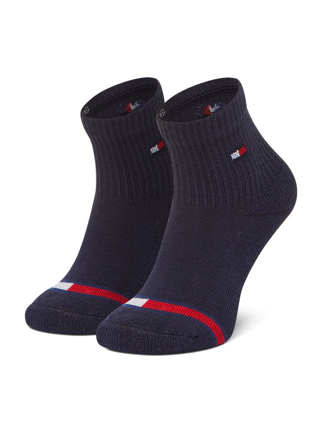 Tommy Hilfiger Комплект 2 чифта дълги чорапи детски Tommy Hilfiger 100002319 Тъмносин