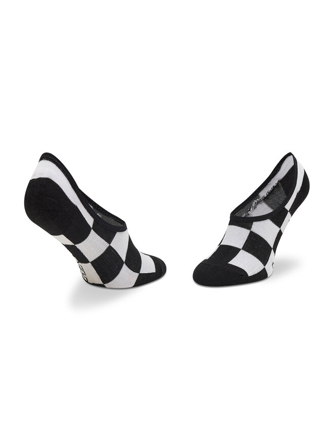 Vans 3 pares de calcetines tobilleros para mujer Vans Classic Check VN0A5L6T4481 Negro