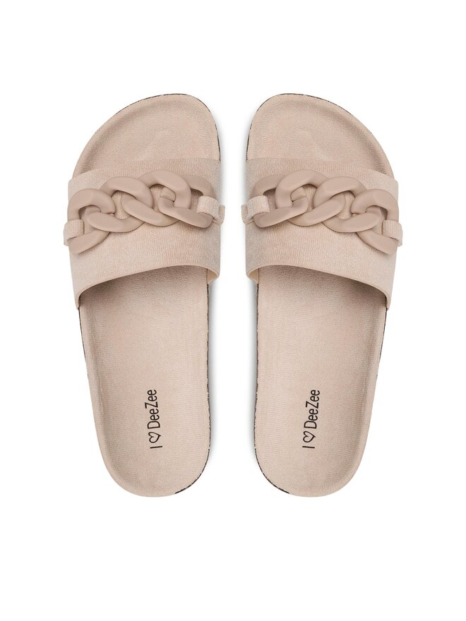 DeeZee Pantoletten DeeZee WSLS19-20 Beige