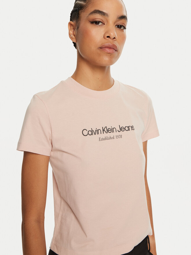 Calvin Klein Jeans Calvin Klein Jeans Футболка J20J224914 Рожевий Regular Fit