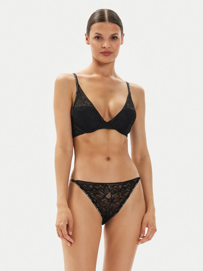 Tommy Hilfiger Tommy Hilfiger Klassischer Damenslip UW0UW05249 Schwarz