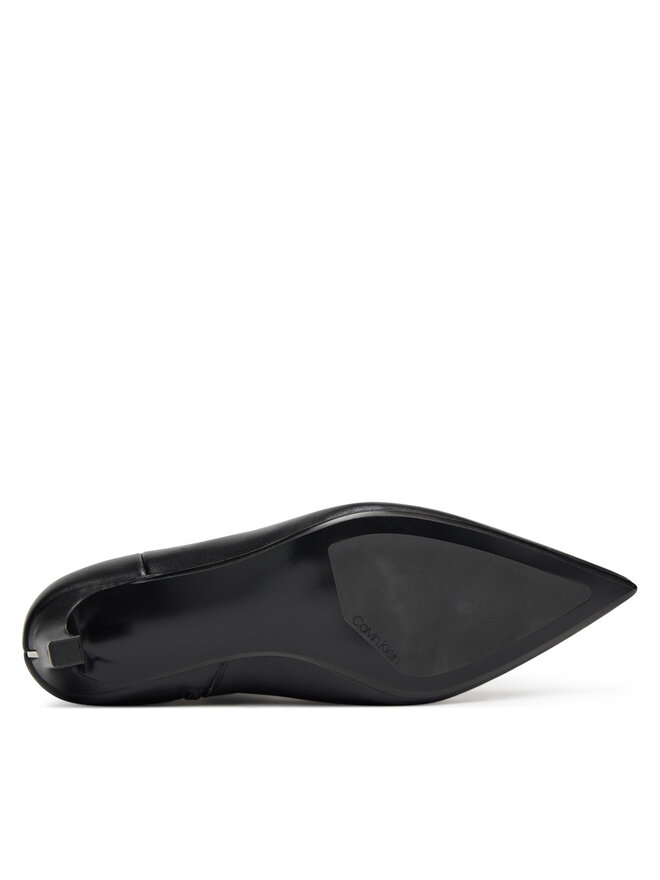 Calvin Klein Боти Calvin Klein Ess Kitten Heel Ankle Boot HW0HW02586 Черен
