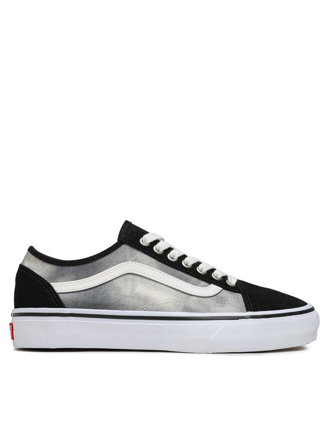 Vans grises y negras cheap