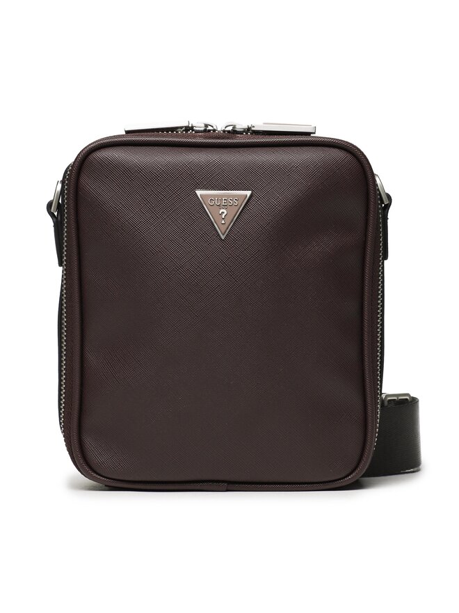 Guess Плоска сумка Guess Certosa Saffiano Smart Mini Bags HMECSA P3254 Бордовий