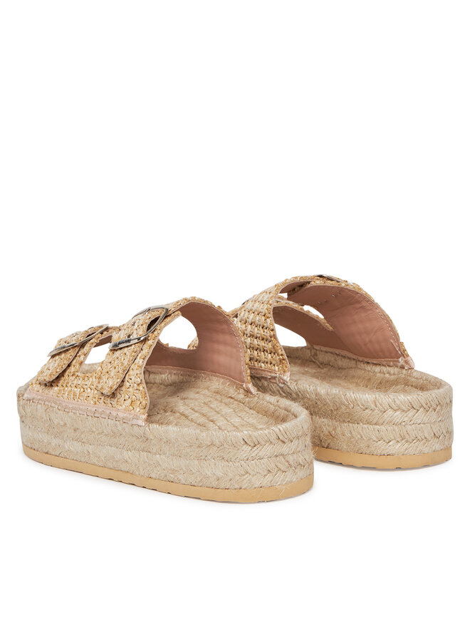 LOVE MOSCHINO Espadrile LOVE MOSCHINO JA28393G0MJQ0107 Bež