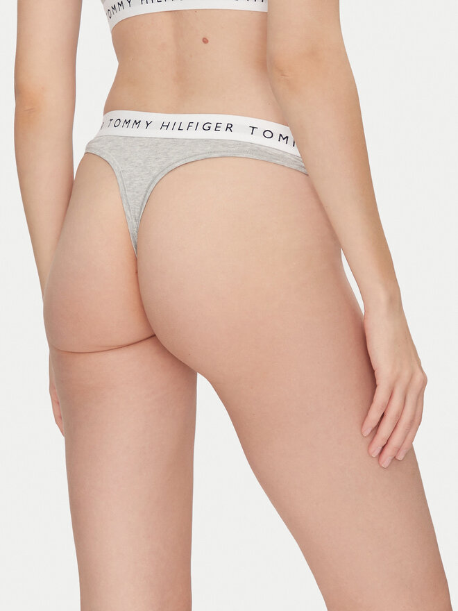 Tommy Hilfiger Tommy Hilfiger Stringtanga UW0UW06039 Grau