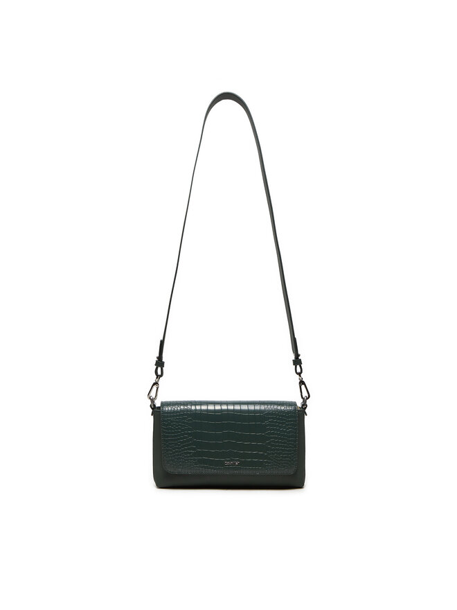 Calvin Klein Ročna torba Calvin Klein Ck Must Shoulder Bag_Croco K60K612111 Zelena