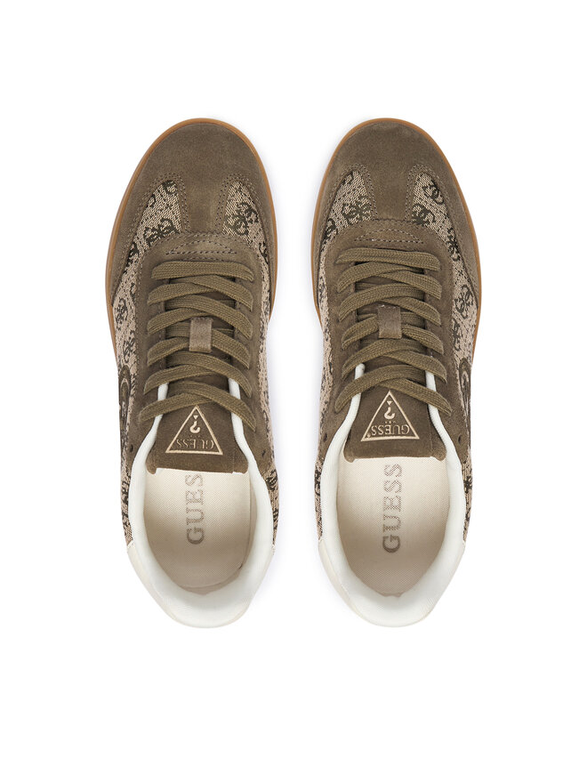 Guess Снікерcи Guess FLTJAC LEA12 Хакі