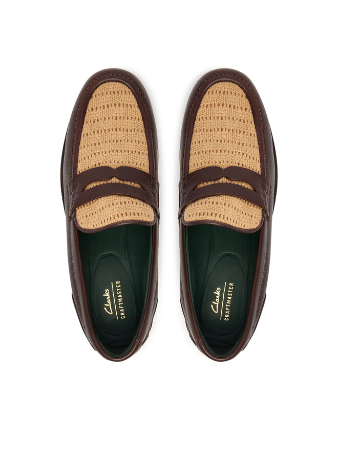 Clarks Halbschuhe Clarks CraftJames Lo 26186423 Braun