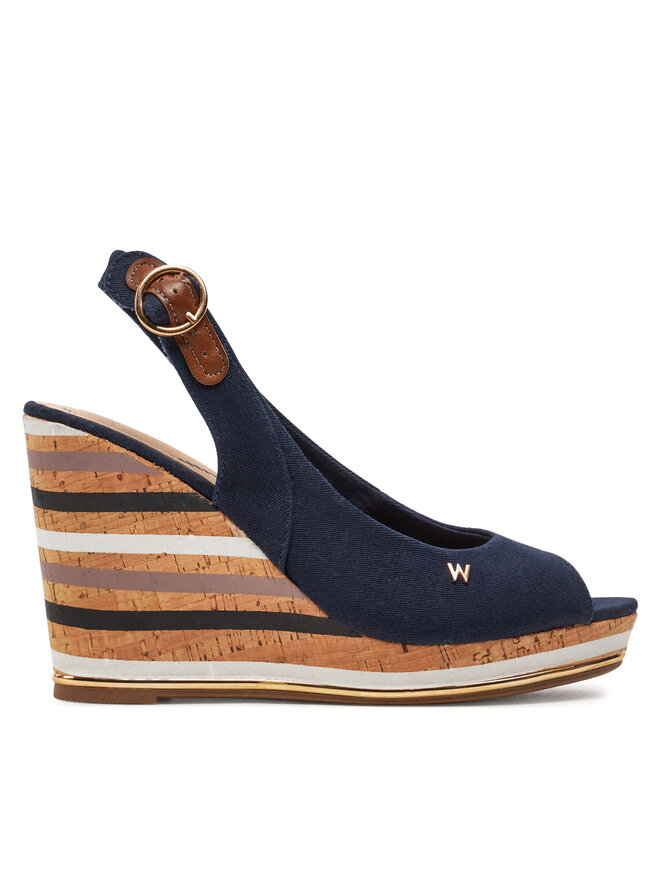 Sandales Wrangler Raval Marina Women Wedge 20241057.29Y Bleu marine fr.eschuhe.ch