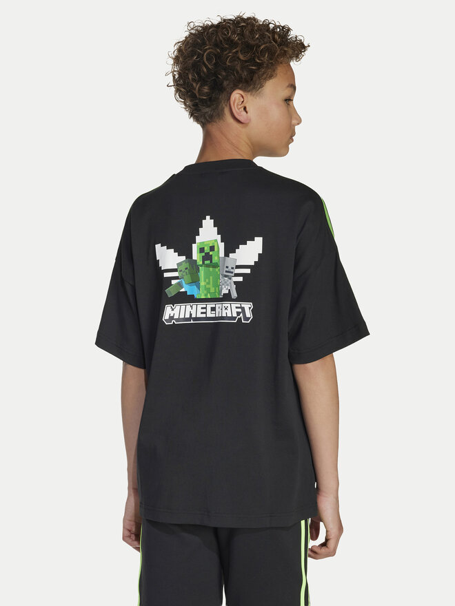 adidas adidas T-Shirt Minecraft JW7751 Schwarz Loose Fit