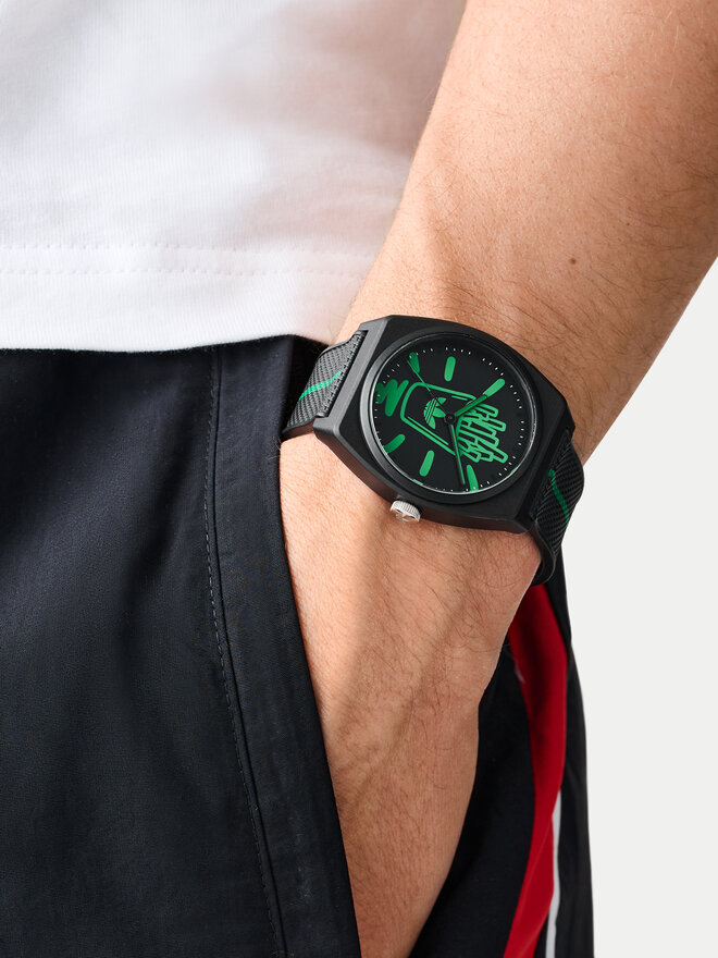 adidas Laikrodis adidas Project Two AOST25040 Juoda