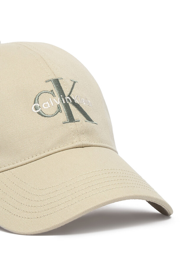 Calvin Klein Cap Calvin Klein Monologo Embroidery Baseball Cap LV04G5004G Beige