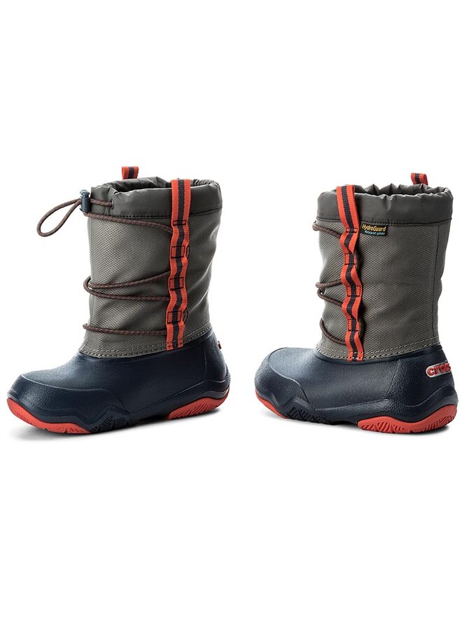 Sniego batai Crocs Swiftwater Waterproof Boot K 204657 Pilka eavalyne.lt