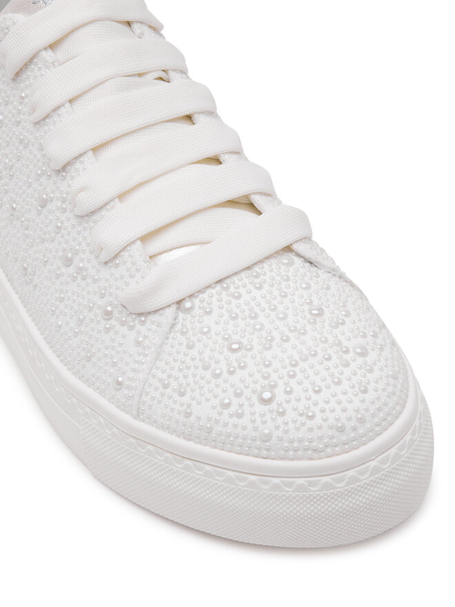 Tamaris Dames 1-23780-44 sneakers, Silver GLAM, 39 EU, Silver Glam, 39 EU