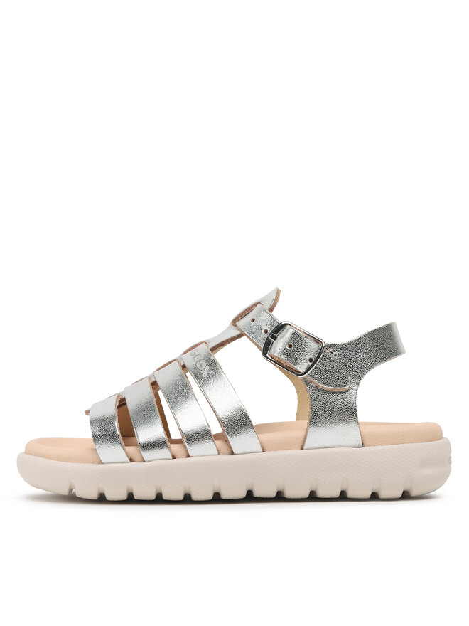 Geox Σανδάλια Geox J Sandal Soleima Gir J35GSB000CFC1007 M Ασημί