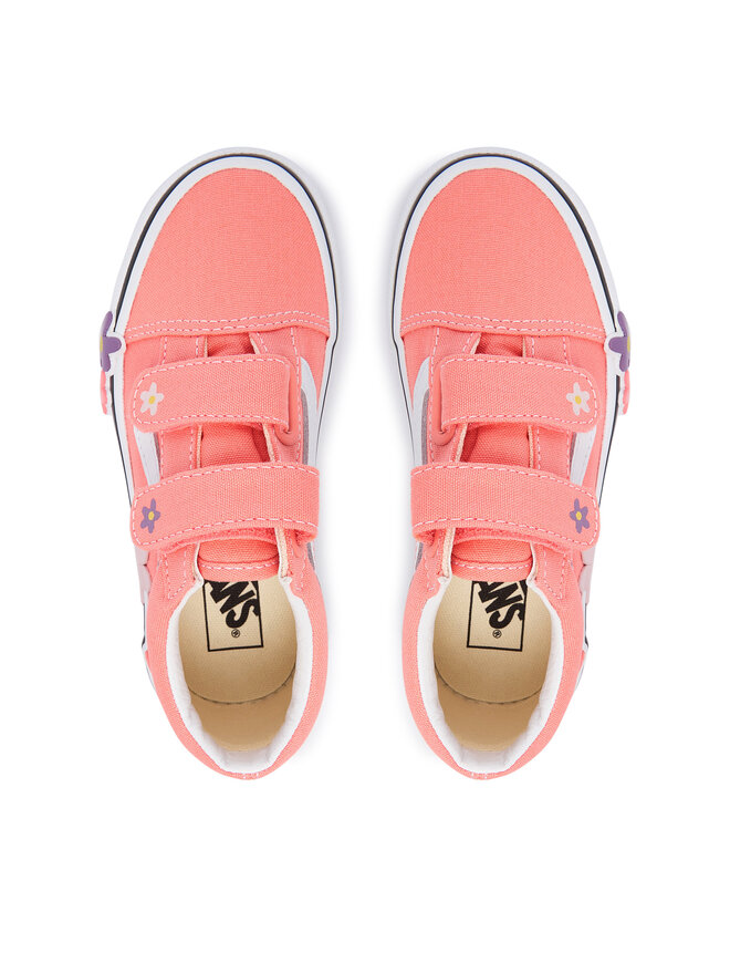 Vans Sneakers aus Stoff Vans Old Skool V Flower VN000Z6HGSB1 Rosa