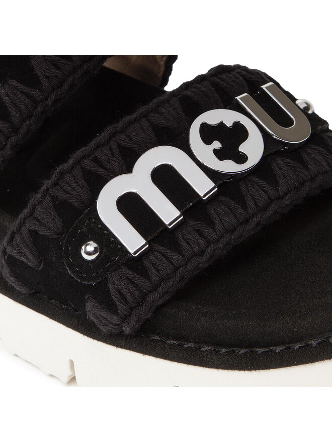 Mou Sandále Mou New Bio Sandal SW461001A Čierna
